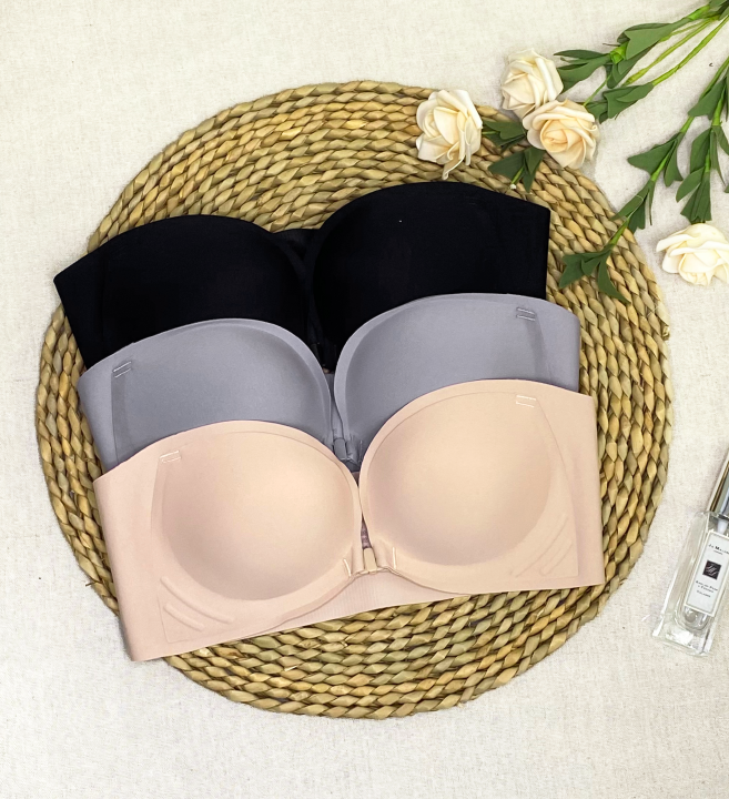 Nude front closure bra - 3 colors